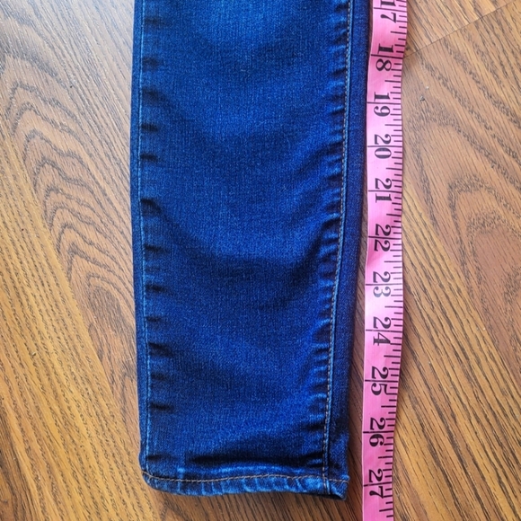 Articles Of Society Womens Dark Wash Denim Jeans 25" Waist Stretch Low Rise - Picture 3 of 12